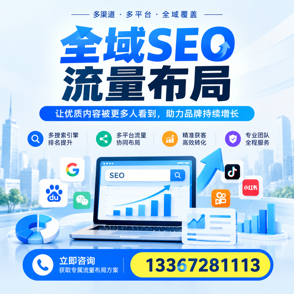 全域SEO流量布局工具推荐：海口企业的选择清单